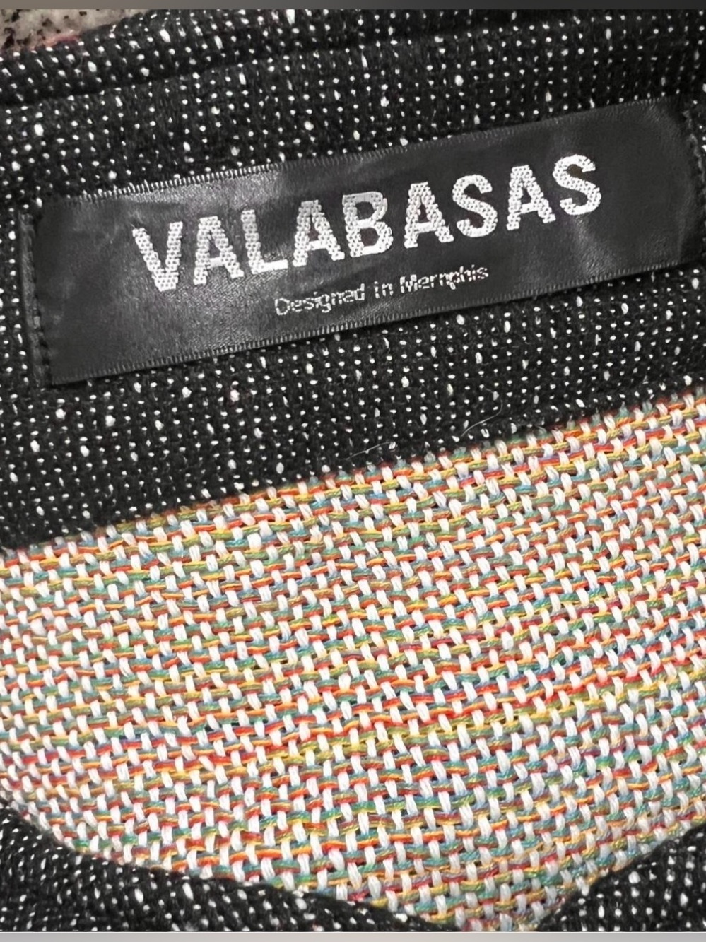Valabasas Ghost Hand Tapestry Snap Button up reaper shirt Mens Medium - Picture 4 of 7